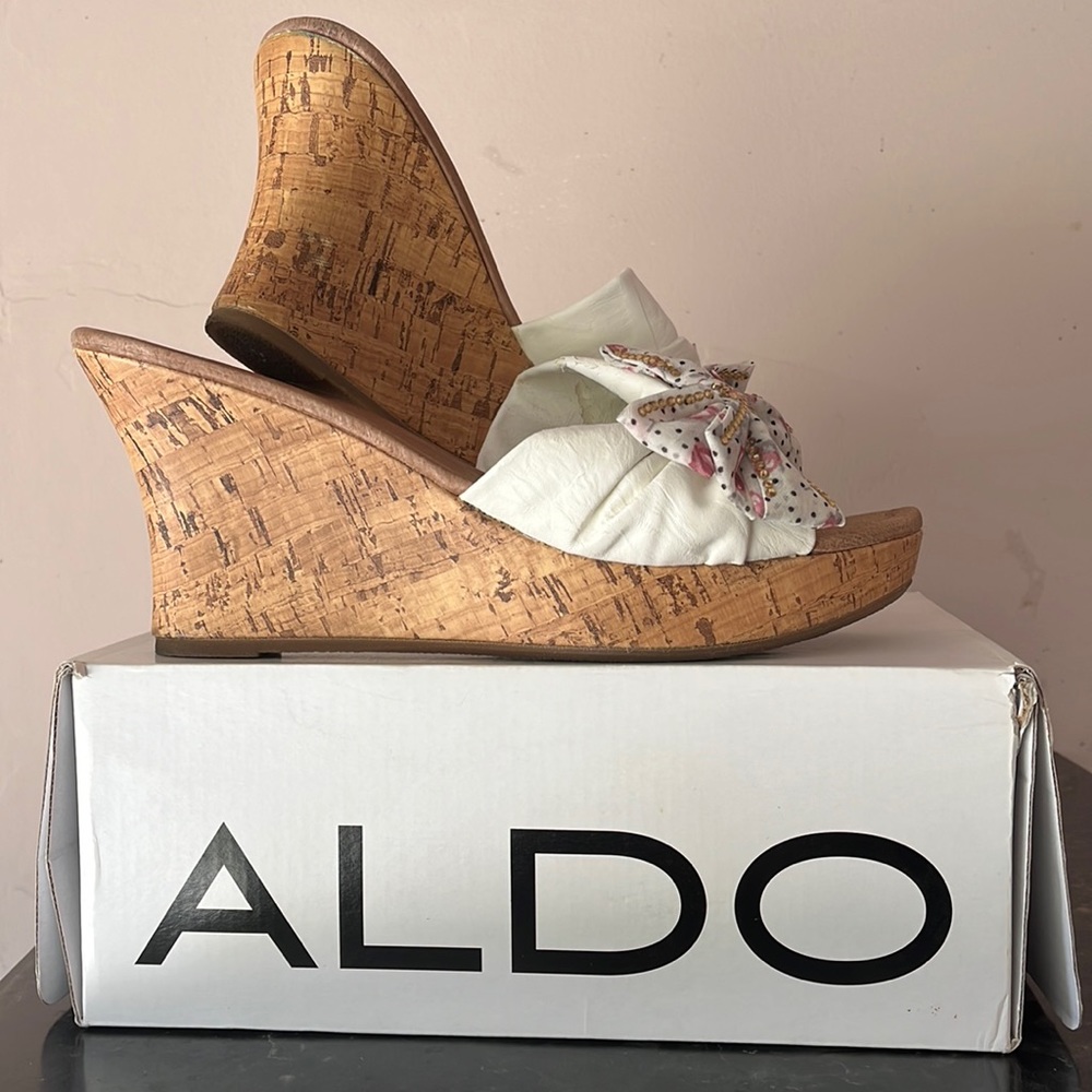 White Summer Wedges